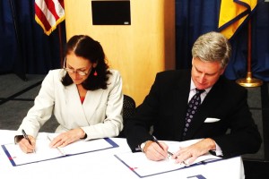 Signing with FDA